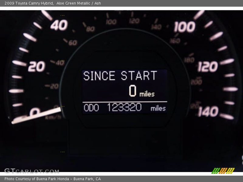 Aloe Green Metallic / Ash 2009 Toyota Camry Hybrid