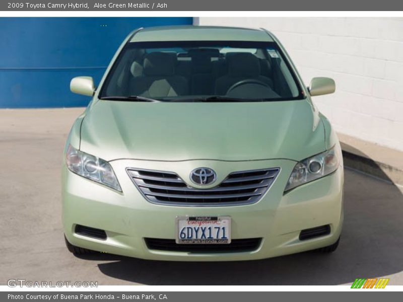 Aloe Green Metallic / Ash 2009 Toyota Camry Hybrid