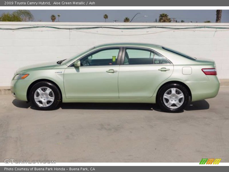 Aloe Green Metallic / Ash 2009 Toyota Camry Hybrid