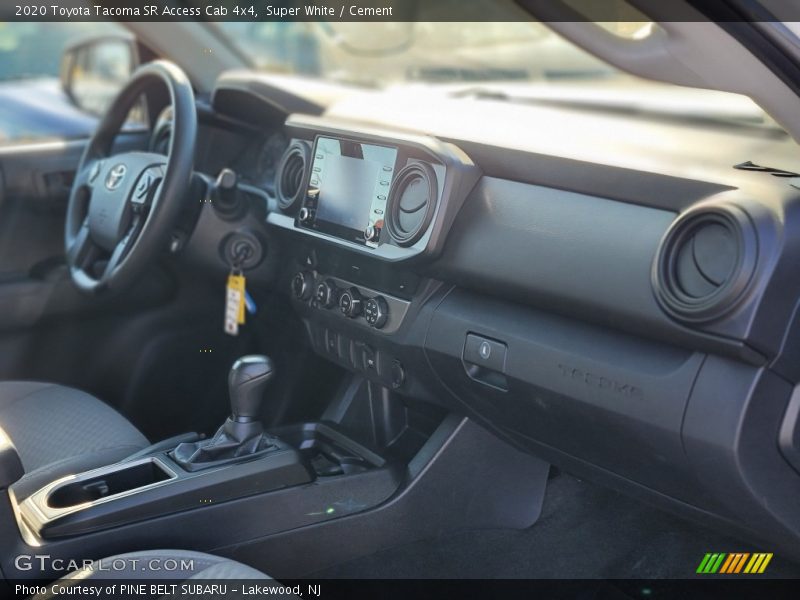 Super White / Cement 2020 Toyota Tacoma SR Access Cab 4x4