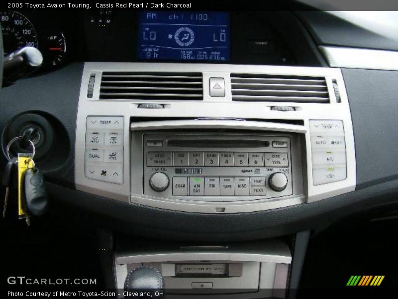 Cassis Red Pearl / Dark Charcoal 2005 Toyota Avalon Touring