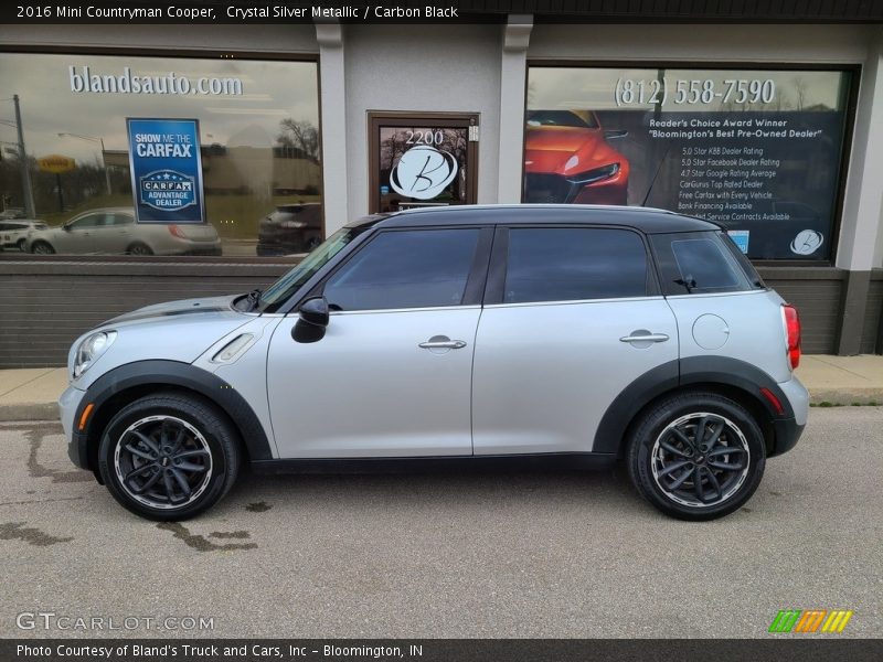 Crystal Silver Metallic / Carbon Black 2016 Mini Countryman Cooper