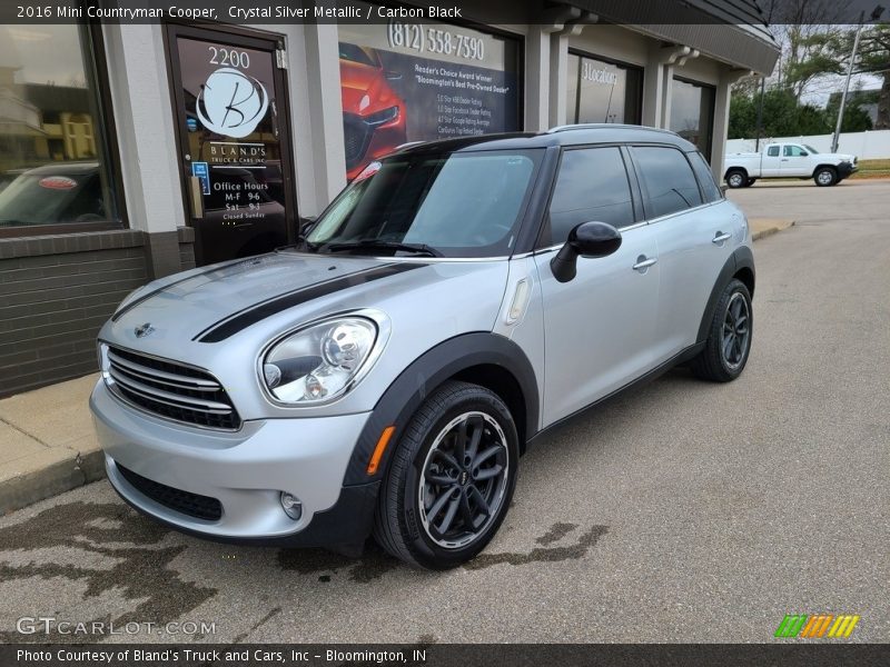 Crystal Silver Metallic / Carbon Black 2016 Mini Countryman Cooper