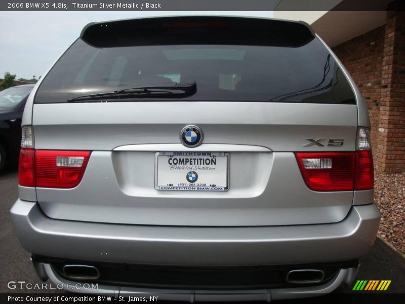 Titanium Silver Metallic / Black 2006 BMW X5 4.8is