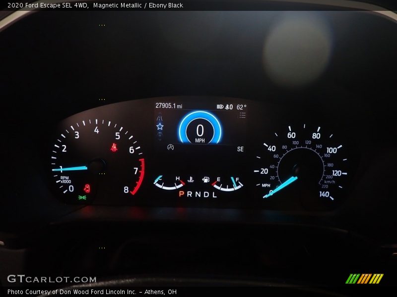 Magnetic Metallic / Ebony Black 2020 Ford Escape SEL 4WD
