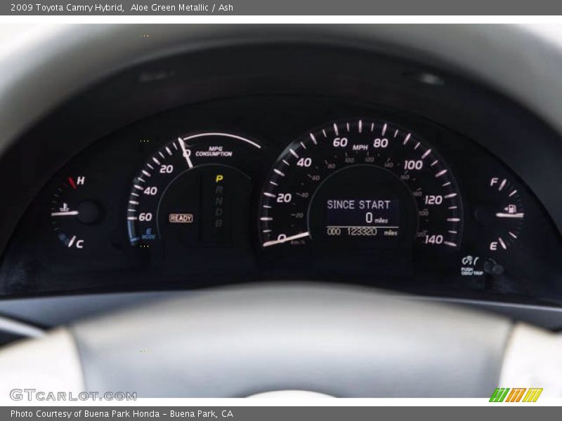 Aloe Green Metallic / Ash 2009 Toyota Camry Hybrid