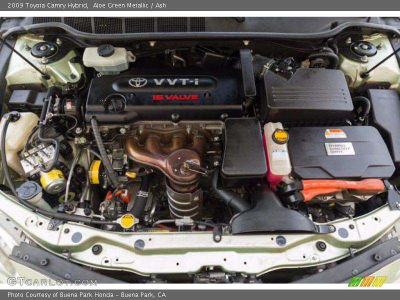 Aloe Green Metallic / Ash 2009 Toyota Camry Hybrid