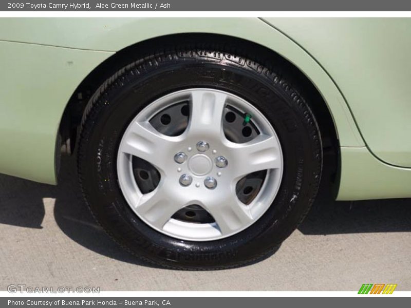 Aloe Green Metallic / Ash 2009 Toyota Camry Hybrid