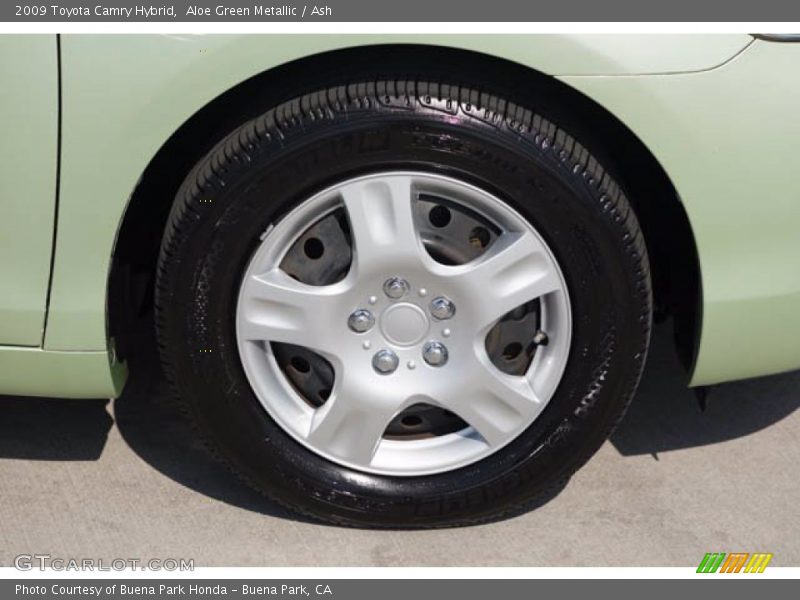 Aloe Green Metallic / Ash 2009 Toyota Camry Hybrid