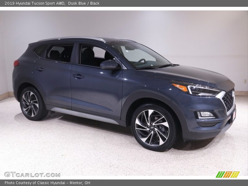 Dusk Blue / Black 2019 Hyundai Tucson Sport AWD