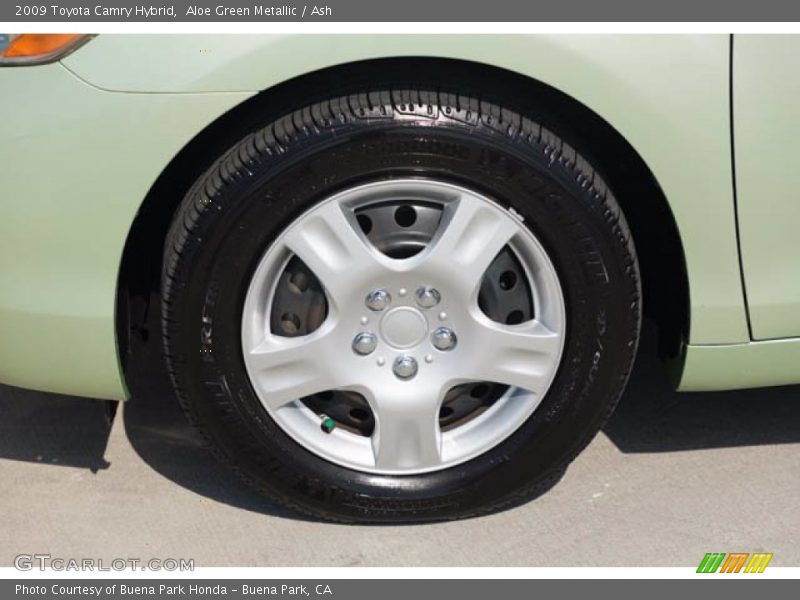 Aloe Green Metallic / Ash 2009 Toyota Camry Hybrid