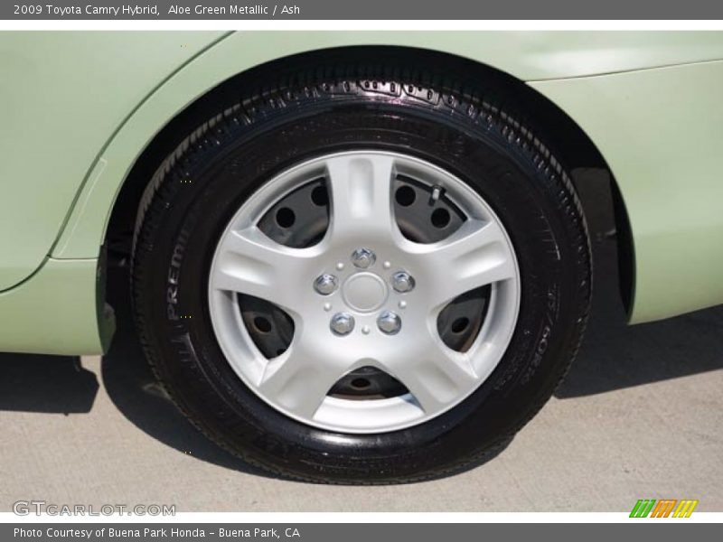 Aloe Green Metallic / Ash 2009 Toyota Camry Hybrid