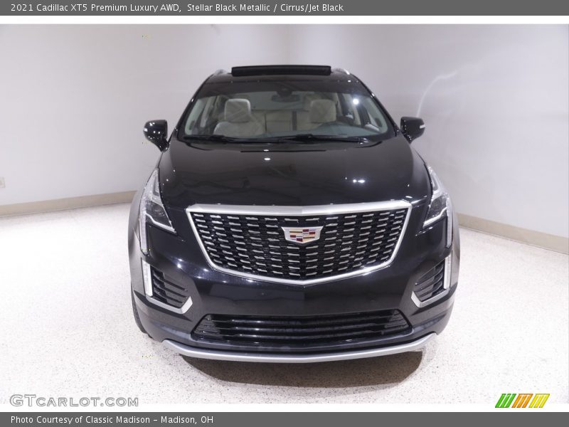 Stellar Black Metallic / Cirrus/Jet Black 2021 Cadillac XT5 Premium Luxury AWD