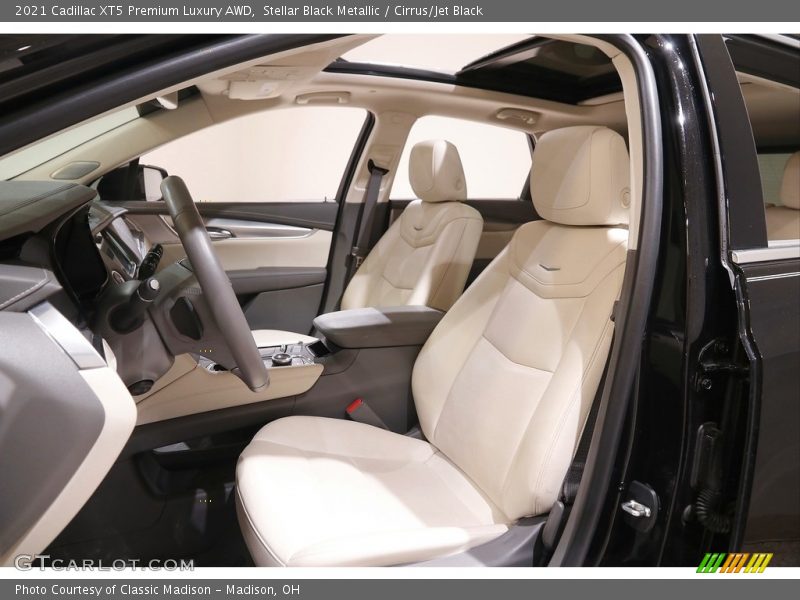Stellar Black Metallic / Cirrus/Jet Black 2021 Cadillac XT5 Premium Luxury AWD