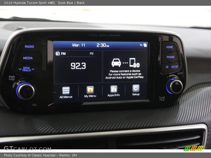 Dusk Blue / Black 2019 Hyundai Tucson Sport AWD