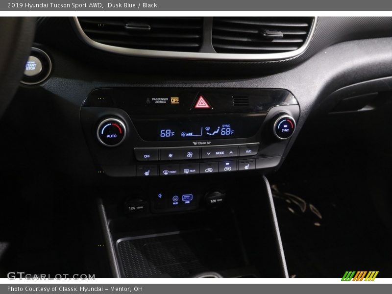 Dusk Blue / Black 2019 Hyundai Tucson Sport AWD