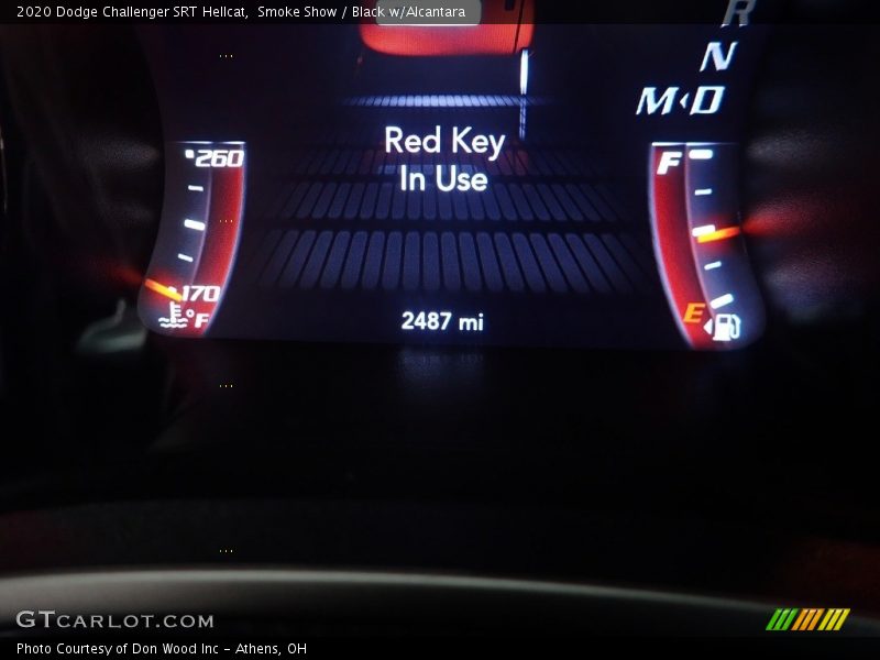 Smoke Show / Black w/Alcantara 2020 Dodge Challenger SRT Hellcat