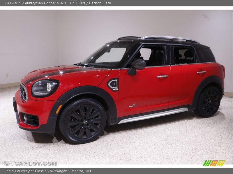 Chili Red / Carbon Black 2019 Mini Countryman Cooper S All4