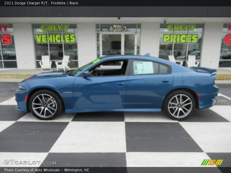 Frostbite / Black 2021 Dodge Charger R/T