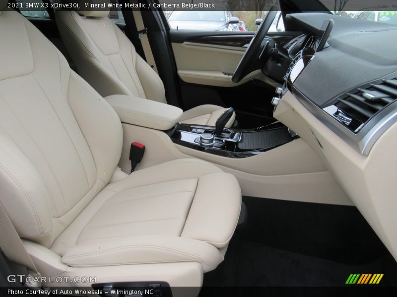 Mineral White Metallic / Canberra Beige/Black 2021 BMW X3 xDrive30i
