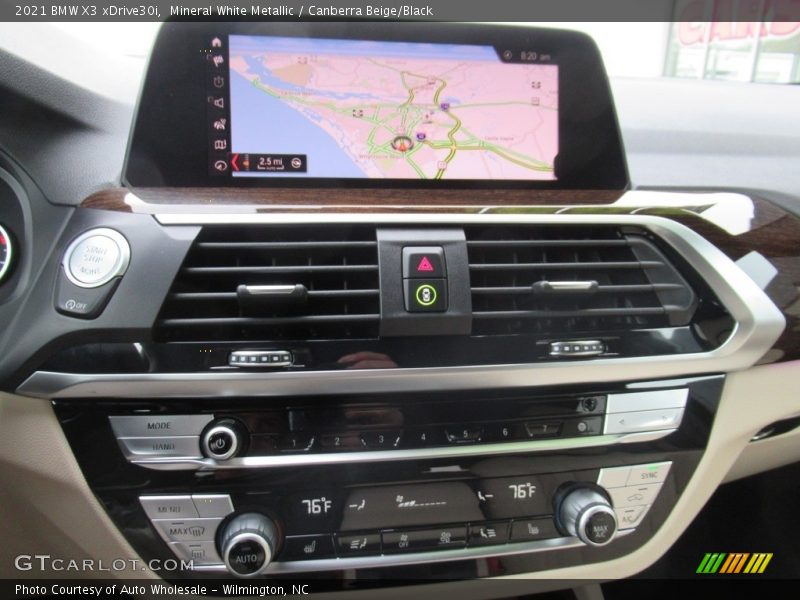 Mineral White Metallic / Canberra Beige/Black 2021 BMW X3 xDrive30i