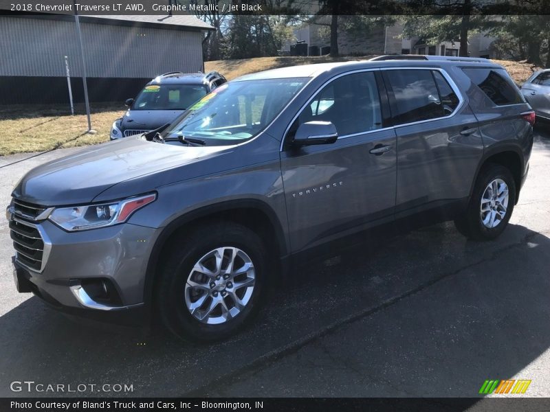 Graphite Metallic / Jet Black 2018 Chevrolet Traverse LT AWD