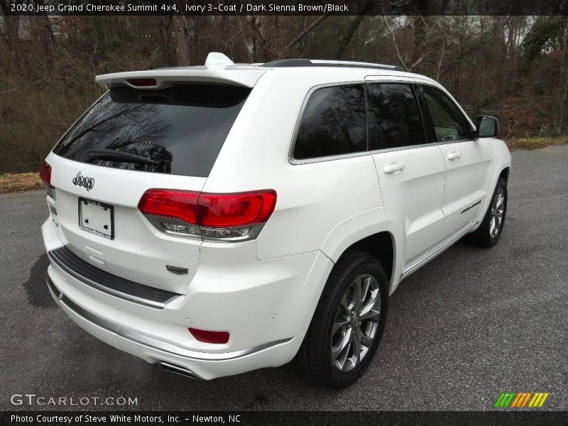 Ivory 3-Coat / Dark Sienna Brown/Black 2020 Jeep Grand Cherokee Summit 4x4