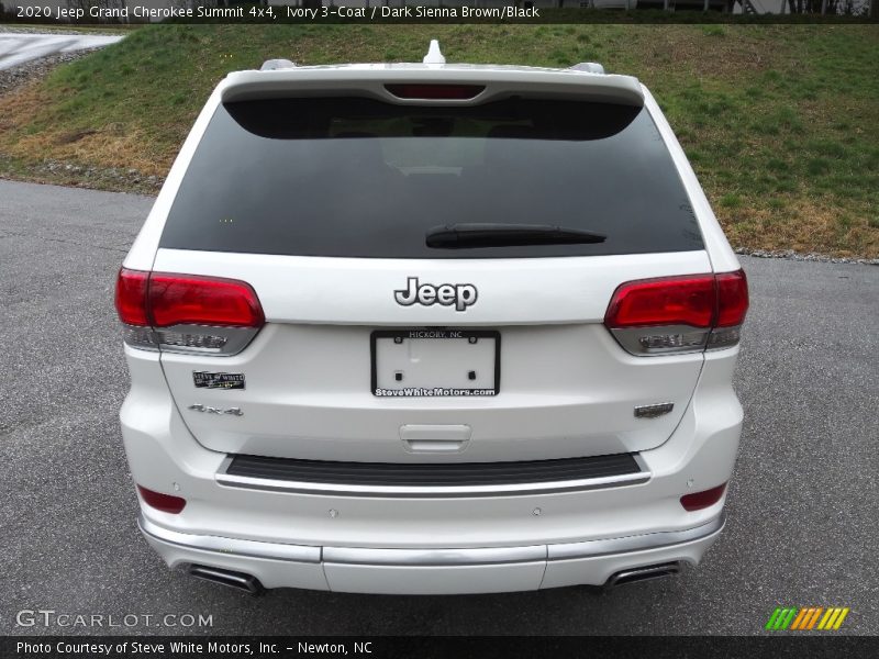Ivory 3-Coat / Dark Sienna Brown/Black 2020 Jeep Grand Cherokee Summit 4x4