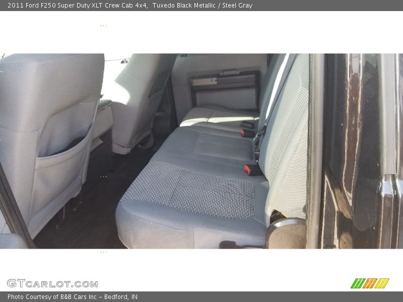 Tuxedo Black Metallic / Steel Gray 2011 Ford F250 Super Duty XLT Crew Cab 4x4