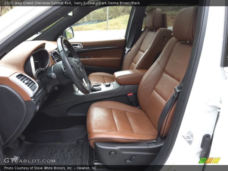 Front Seat of 2020 Grand Cherokee Summit 4x4