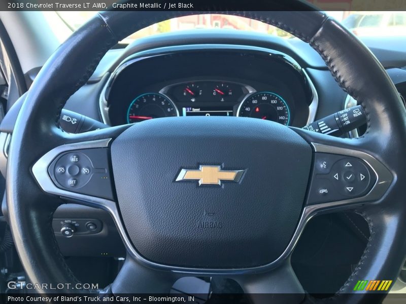 Graphite Metallic / Jet Black 2018 Chevrolet Traverse LT AWD