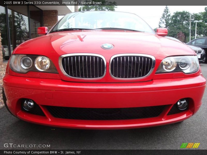 Imola Red / Natural Brown 2005 BMW 3 Series 330i Convertible