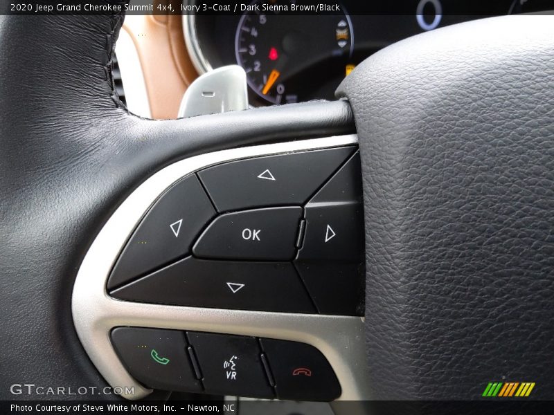 Ivory 3-Coat / Dark Sienna Brown/Black 2020 Jeep Grand Cherokee Summit 4x4