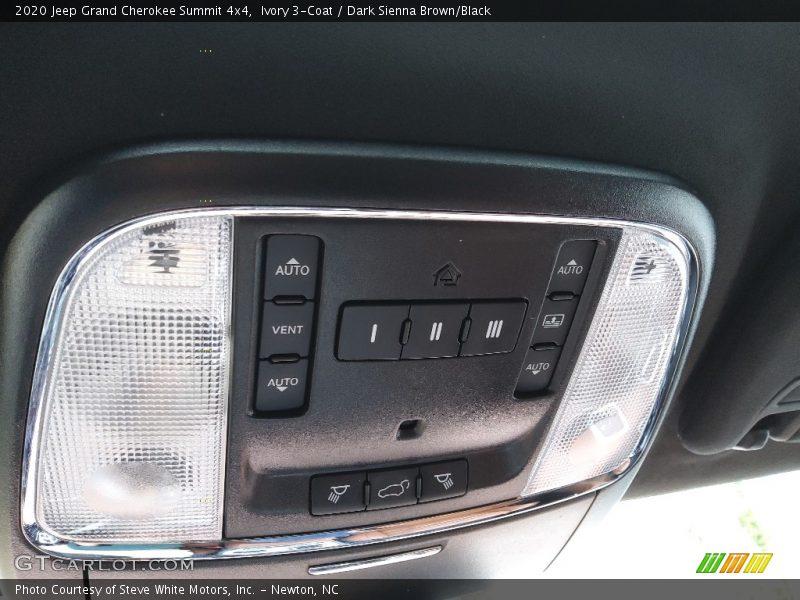 Ivory 3-Coat / Dark Sienna Brown/Black 2020 Jeep Grand Cherokee Summit 4x4