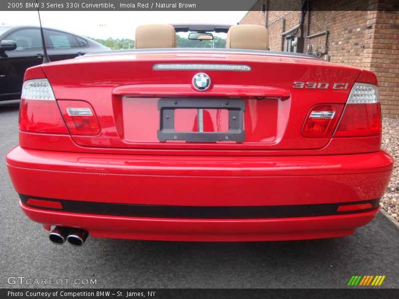 Imola Red / Natural Brown 2005 BMW 3 Series 330i Convertible