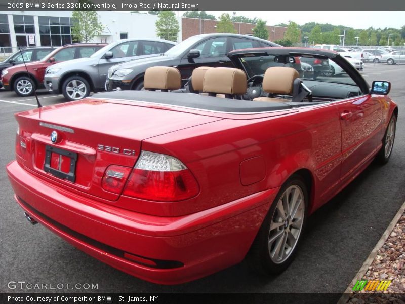 Imola Red / Natural Brown 2005 BMW 3 Series 330i Convertible