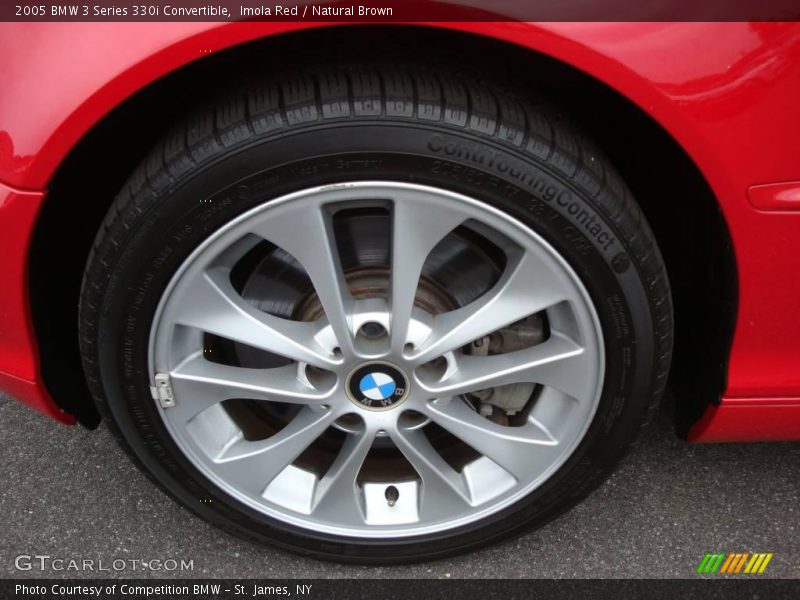 Imola Red / Natural Brown 2005 BMW 3 Series 330i Convertible