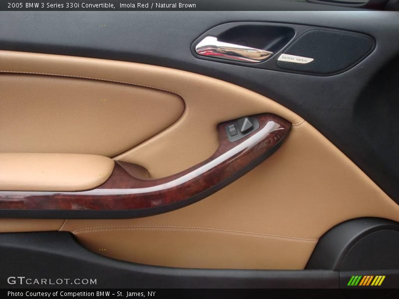 Imola Red / Natural Brown 2005 BMW 3 Series 330i Convertible