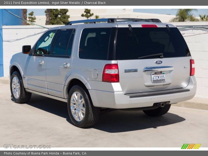 Ingot Silver Metallic / Charcoal Black 2011 Ford Expedition Limited