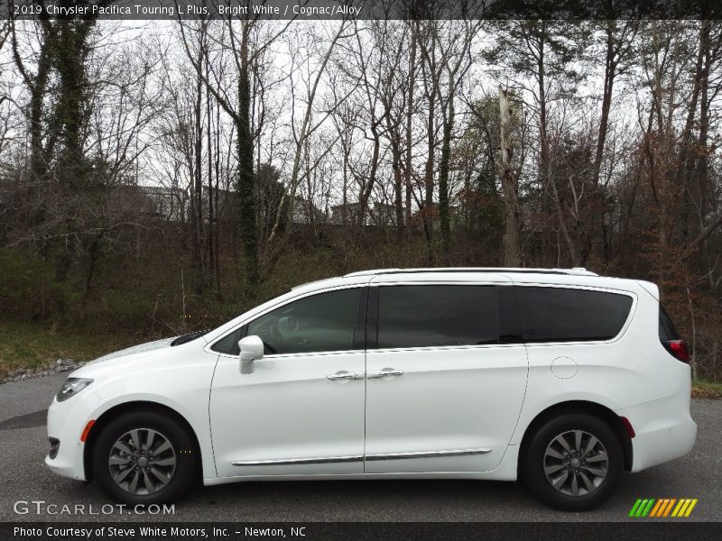 Bright White / Cognac/Alloy 2019 Chrysler Pacifica Touring L Plus