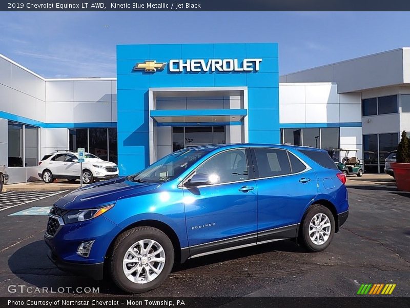 Kinetic Blue Metallic / Jet Black 2019 Chevrolet Equinox LT AWD