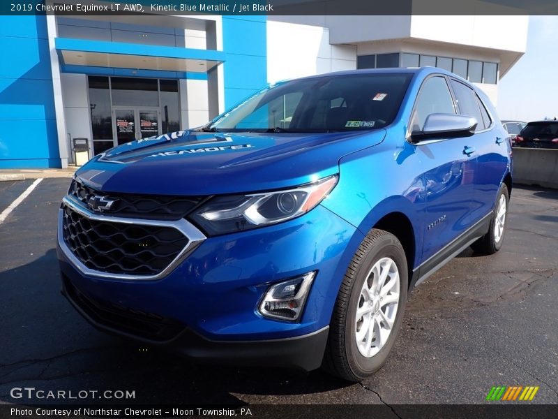 Kinetic Blue Metallic / Jet Black 2019 Chevrolet Equinox LT AWD