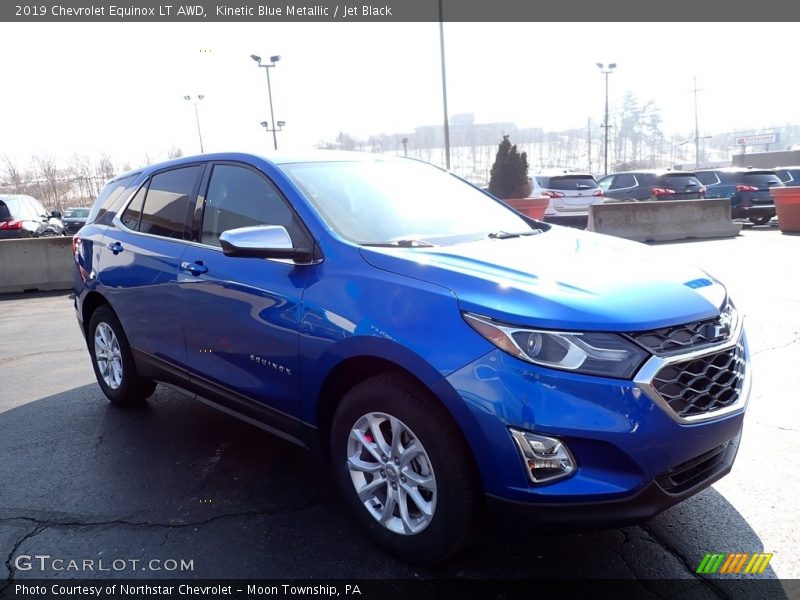 Kinetic Blue Metallic / Jet Black 2019 Chevrolet Equinox LT AWD