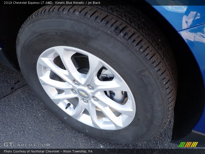 Kinetic Blue Metallic / Jet Black 2019 Chevrolet Equinox LT AWD