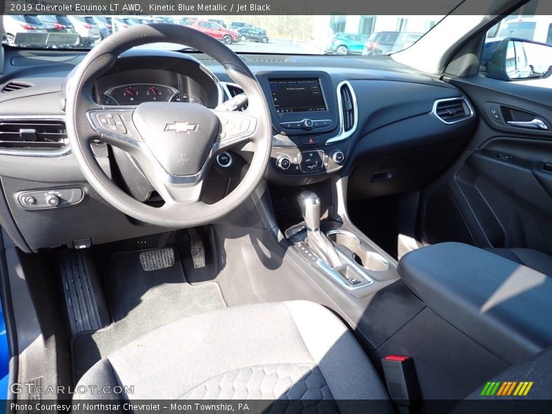 Kinetic Blue Metallic / Jet Black 2019 Chevrolet Equinox LT AWD