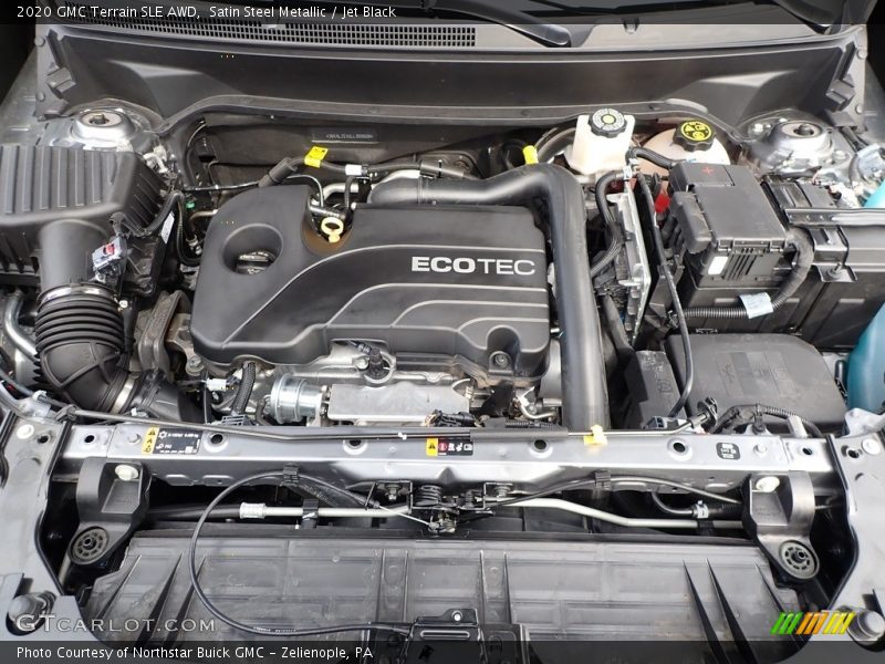 Satin Steel Metallic / Jet Black 2020 GMC Terrain SLE AWD