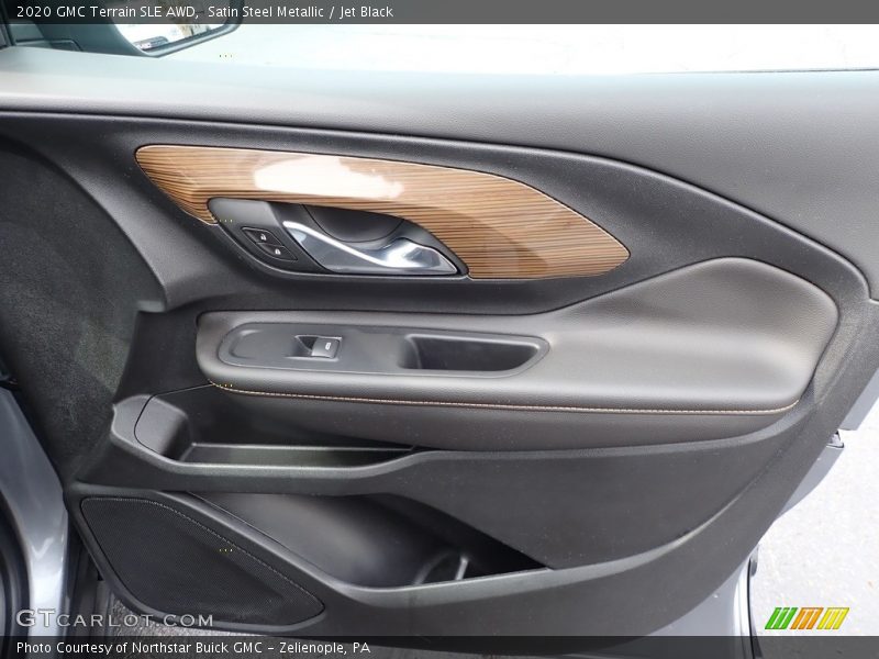 Satin Steel Metallic / Jet Black 2020 GMC Terrain SLE AWD