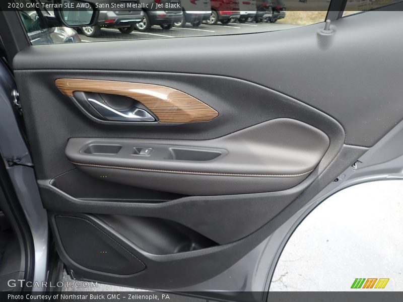 Satin Steel Metallic / Jet Black 2020 GMC Terrain SLE AWD