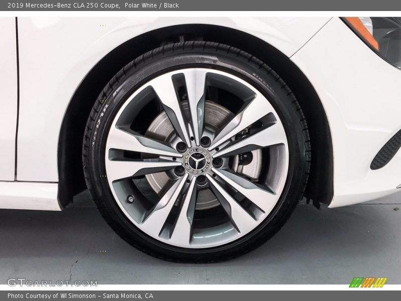 Polar White / Black 2019 Mercedes-Benz CLA 250 Coupe