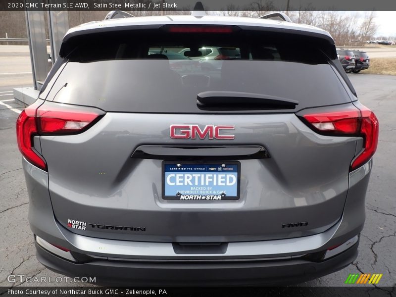 Satin Steel Metallic / Jet Black 2020 GMC Terrain SLE AWD